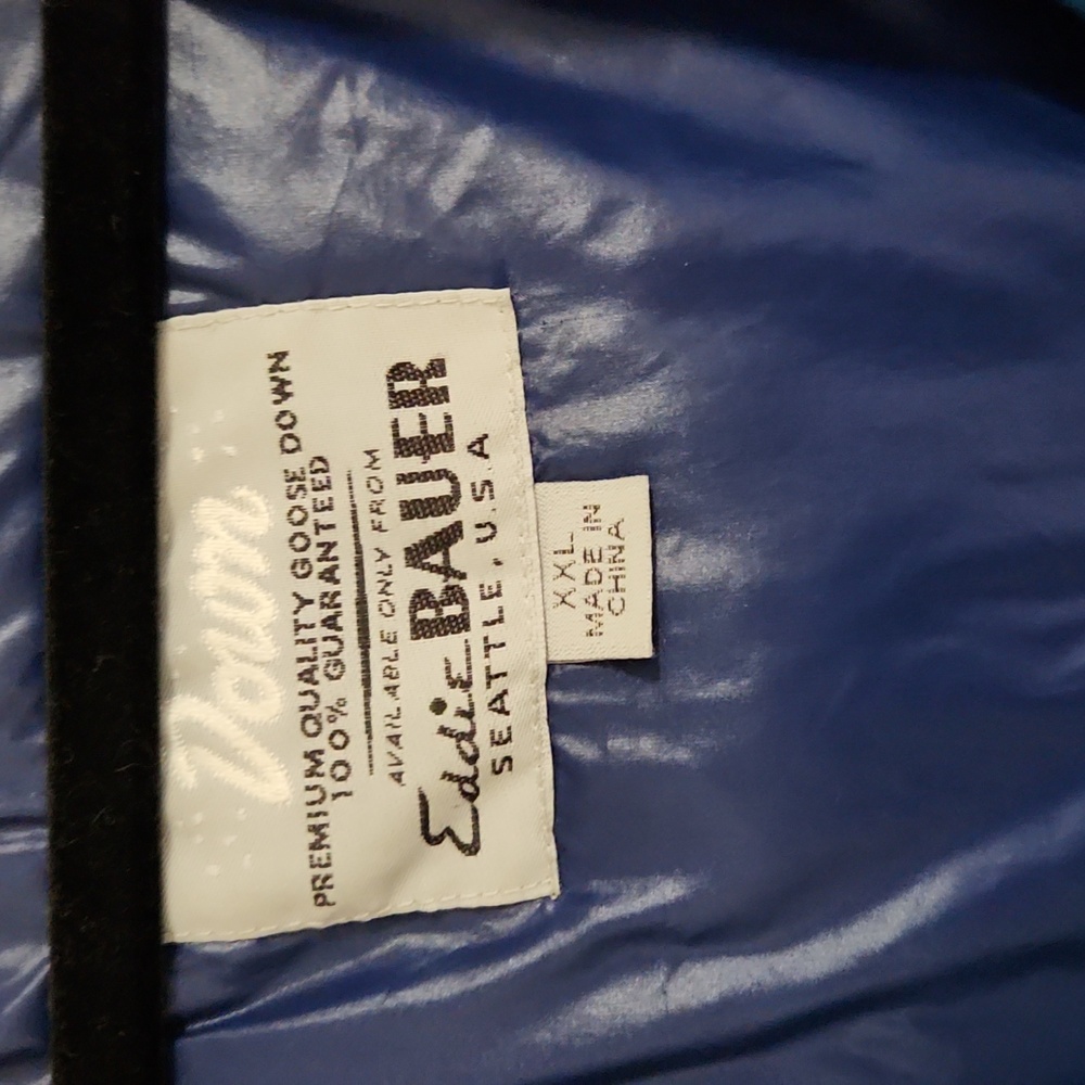 Blue Hooded Puffer Jacket - Picture 2 of 4